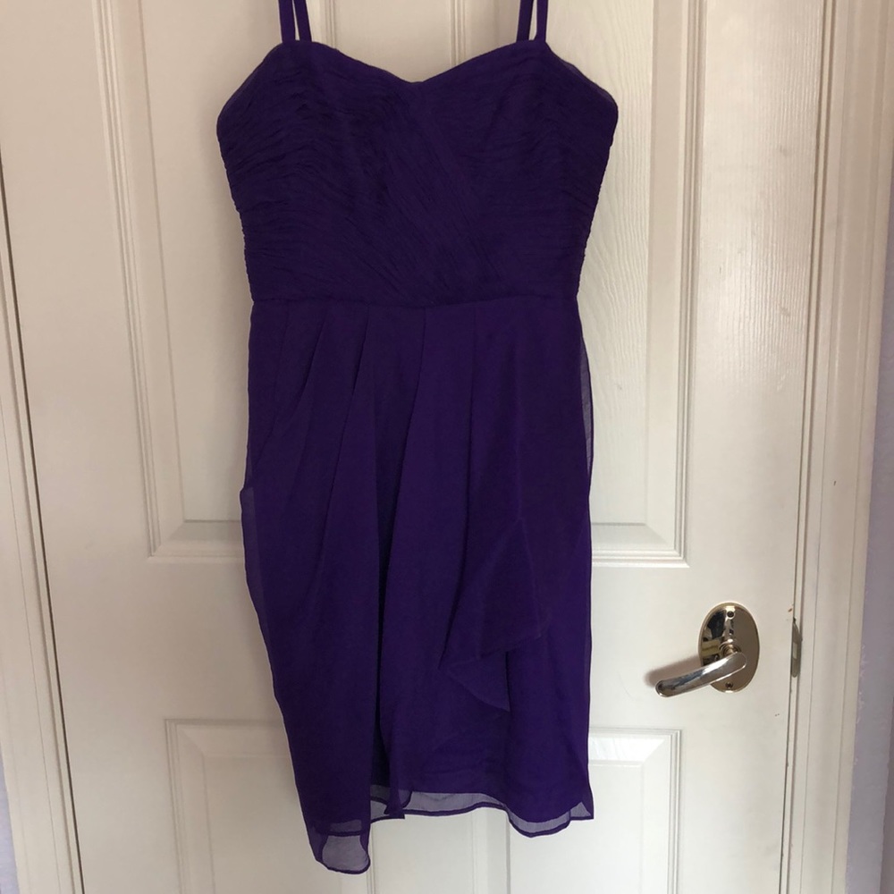 J Crew Purple silk cocktail/special occasion dress